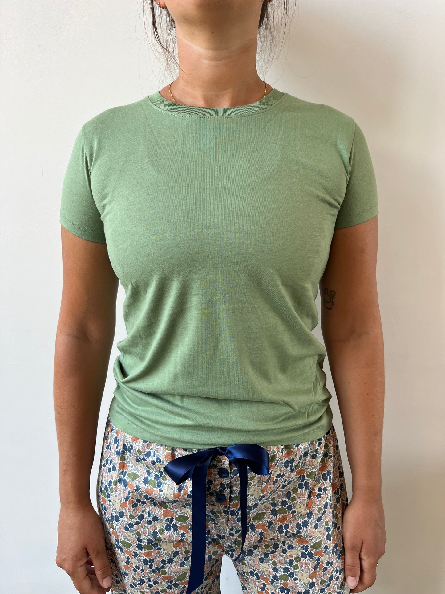 Bamboo Top Pale Green Women