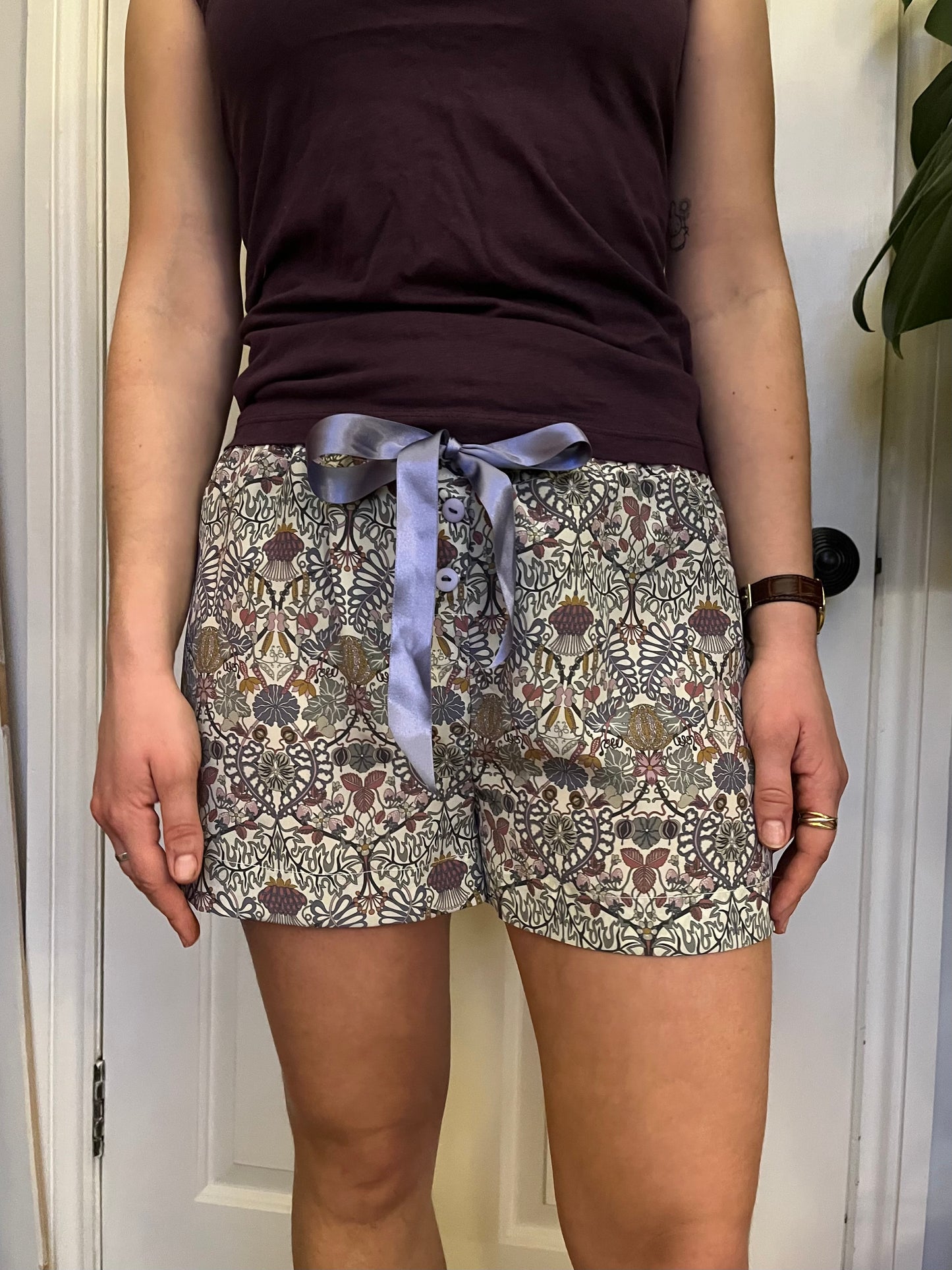 Clemmie Purple Shorts