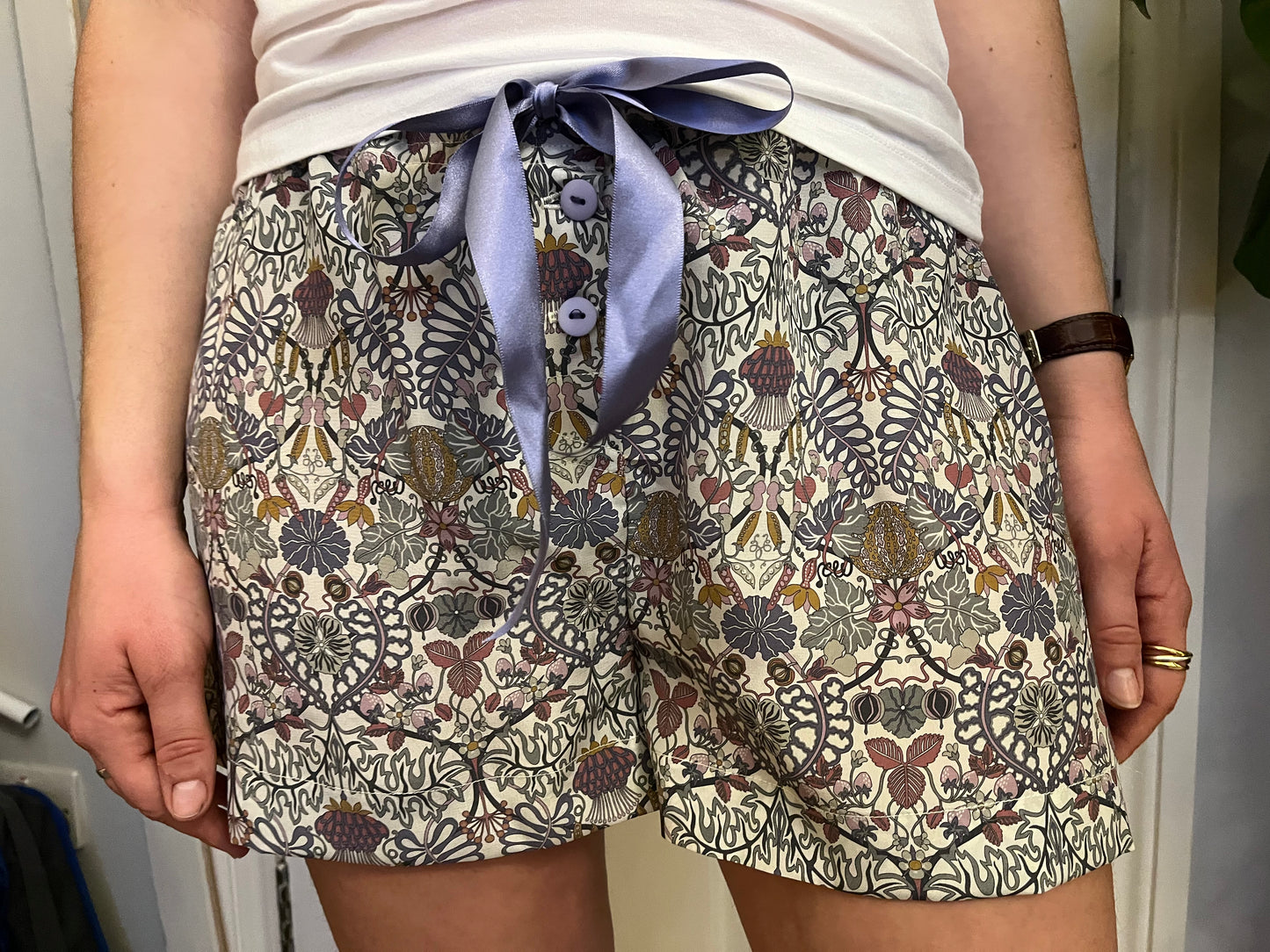 Clemmie Purple Shorts