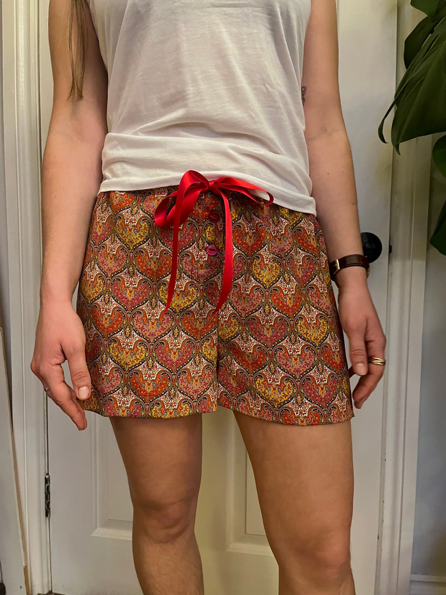 Valentina Red Shorts