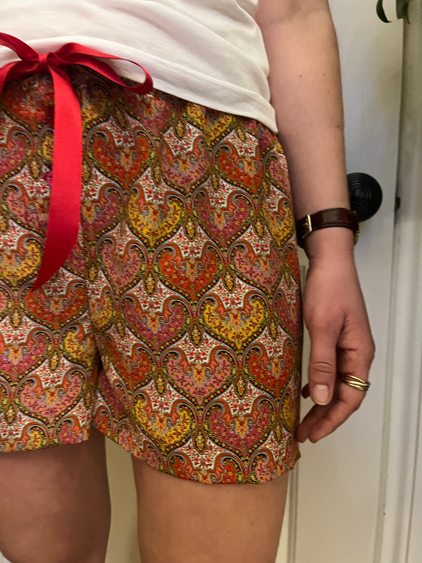 Valentina Red Shorts