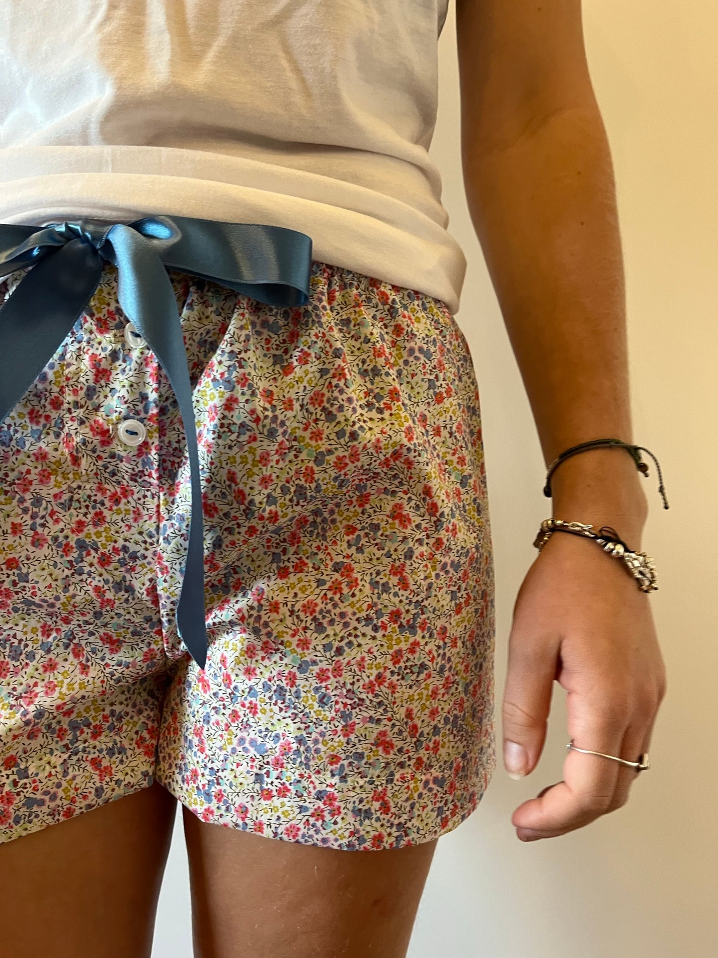 Imelda Pink and Blue Shorts