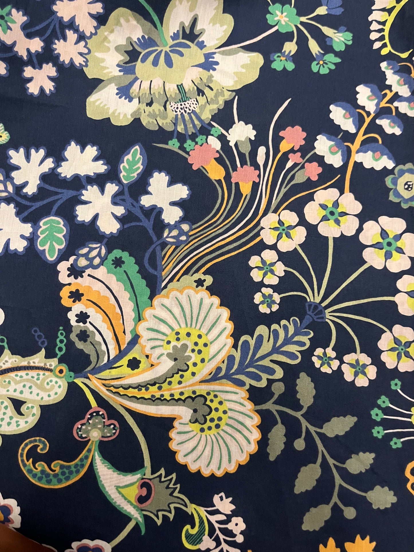 Margot Navy Cotton