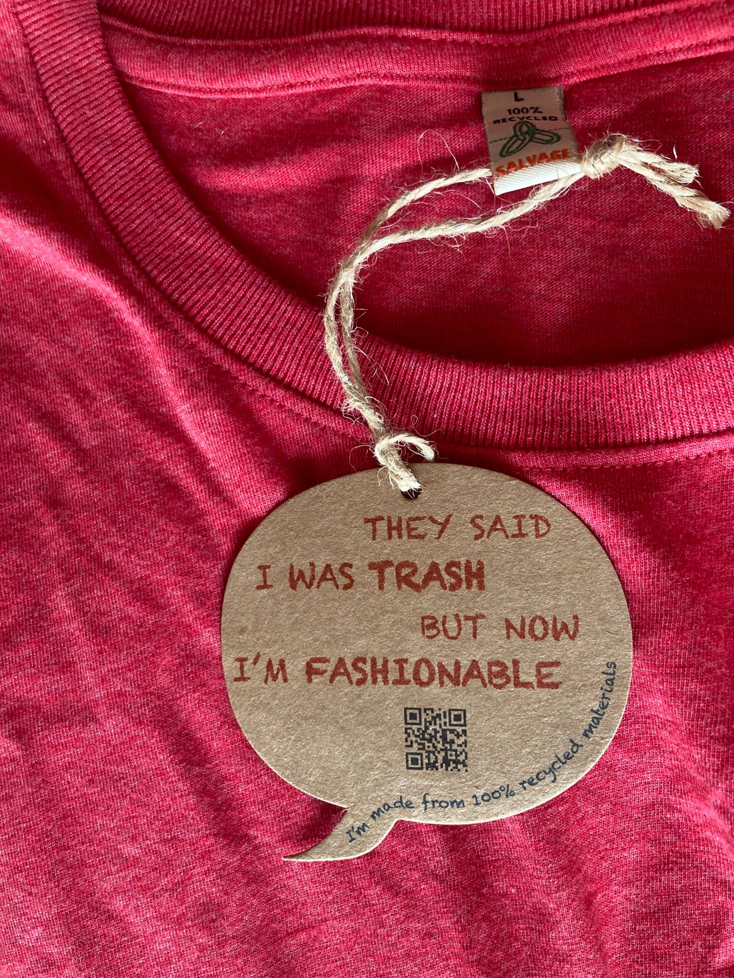 Unisex Recycled Cotton Top Red Merle