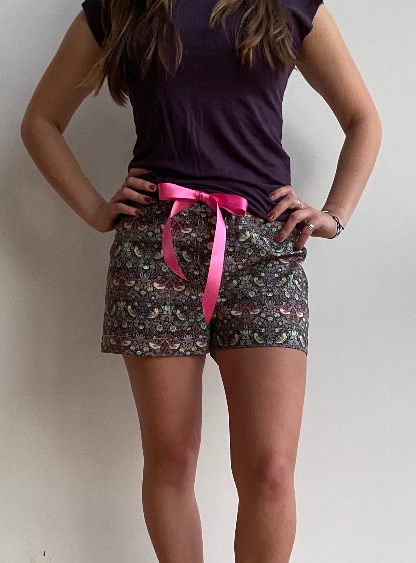 Strawberry Thief Pink and Turquoise