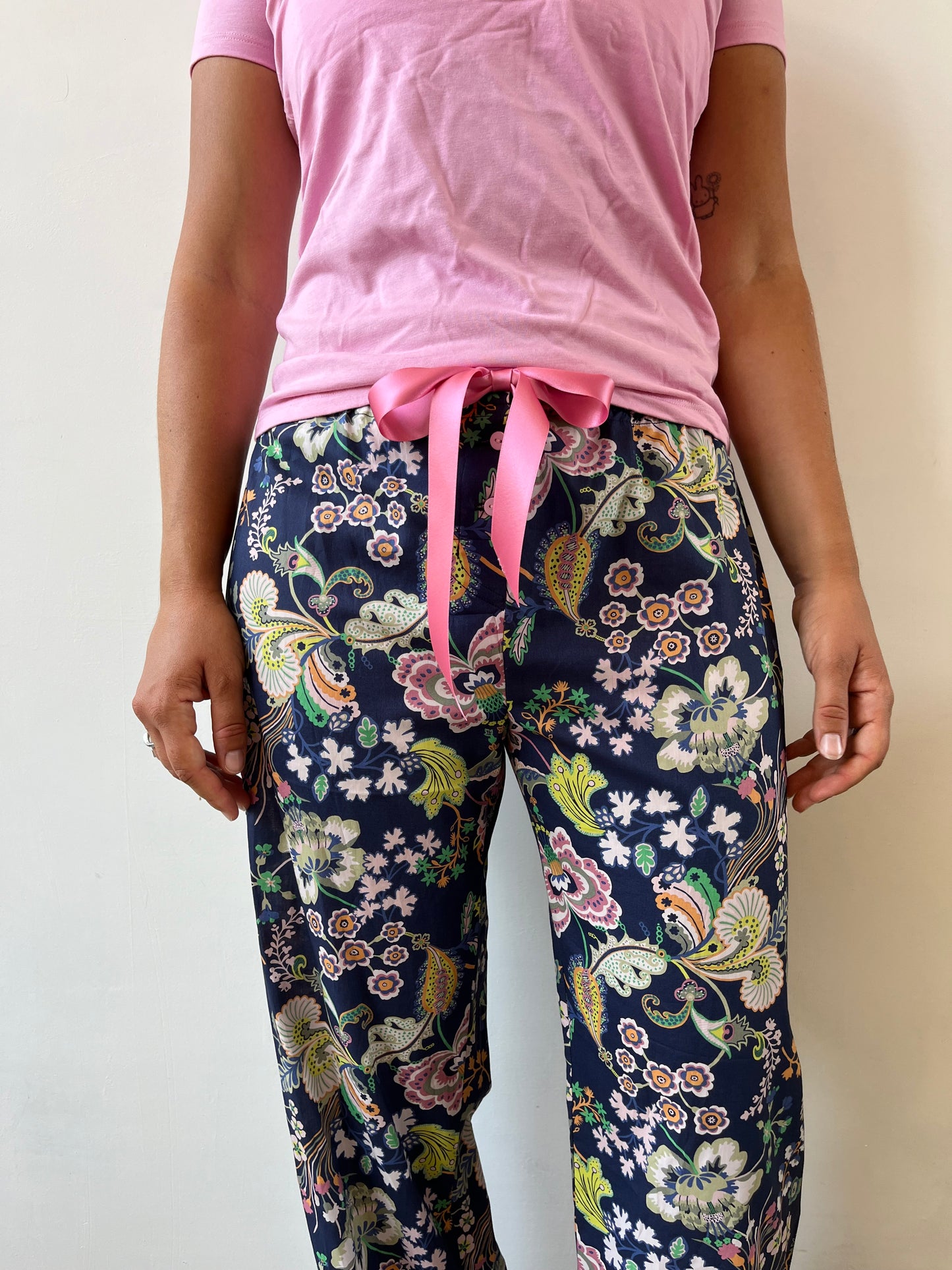 Margot  Navy Cotton