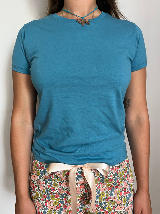 Bamboo Top Women Petrol